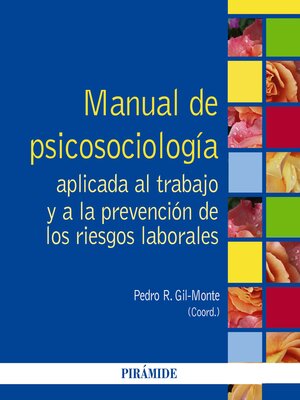 cover image of Manual de Psicosociología aplicada al trabajo y a la prevención de los riesgos laborales